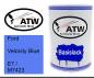 Preview: Ford, Velocity Blue, E7 / M7423: 500ml Lackdose, von ATW Autoteile West.